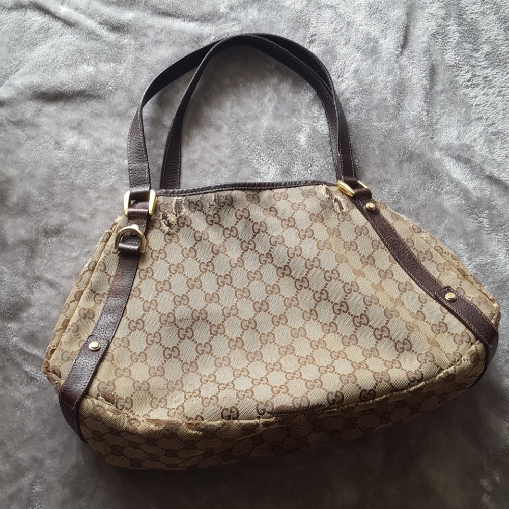 Authentic Gucci Abby monogram hobo bag
